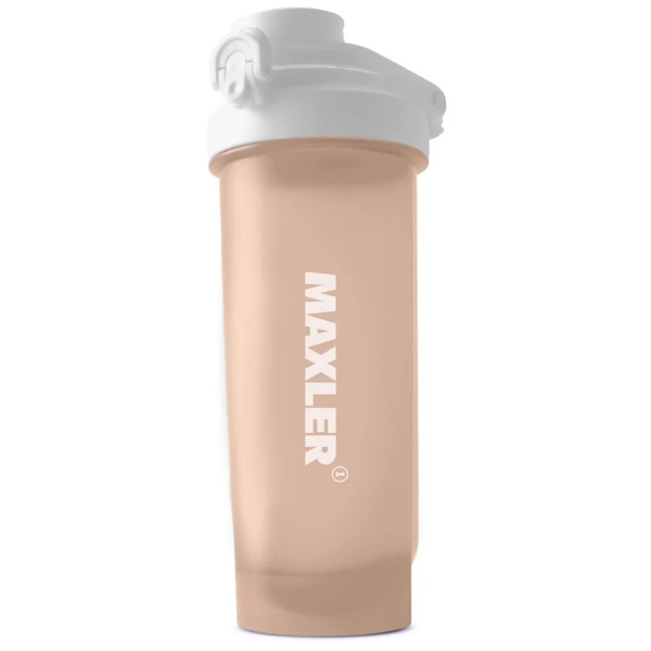 Шейкер Wlock 700 ml beige Maxler